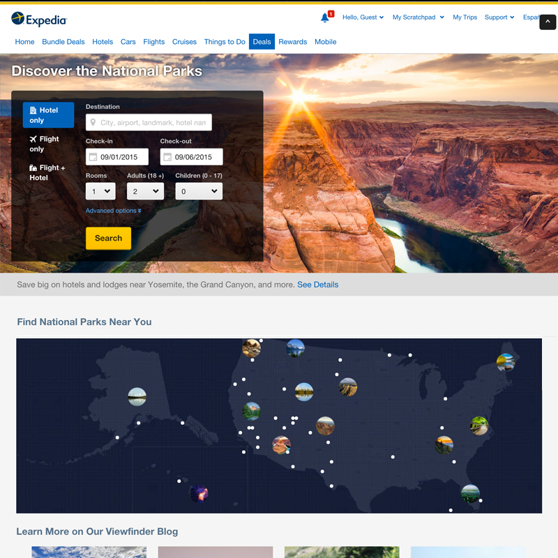 Expedia National Parks